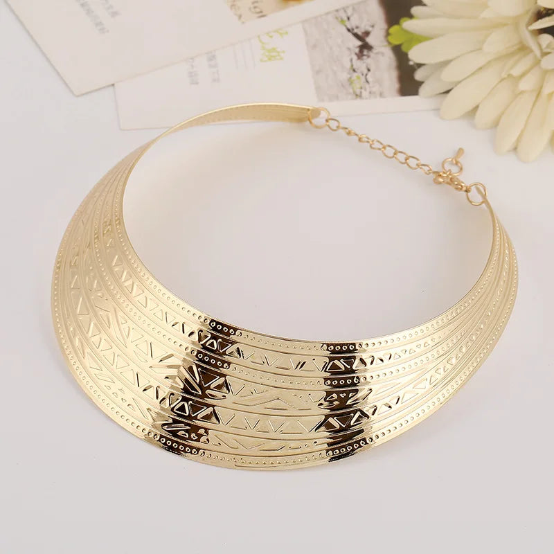 Punk Wide Collar Necklace