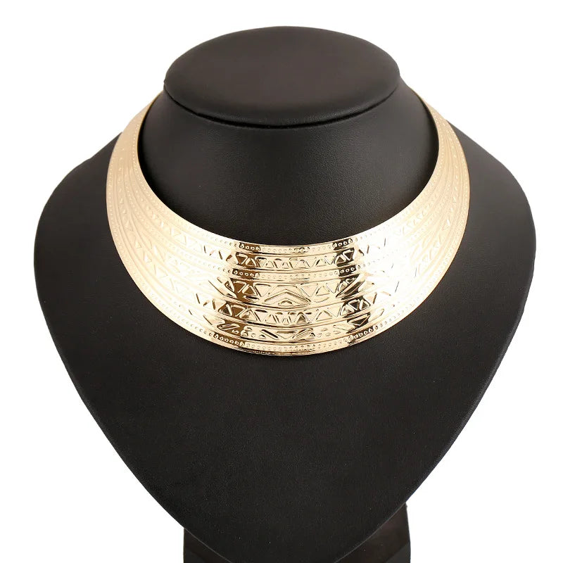 Punk Wide Collar Necklace