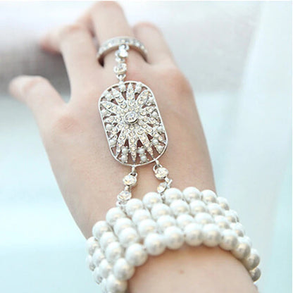Pearl Bridal Stretch Bracelet