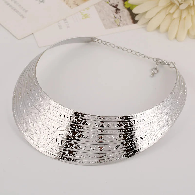 Punk Wide Collar Necklace