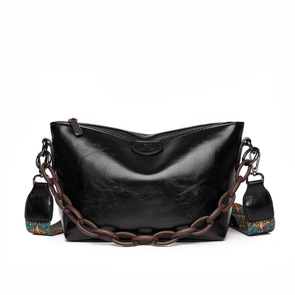 Genuine Cowhide Crossbody Bag
