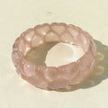 Pink Twisted Resin Bangle