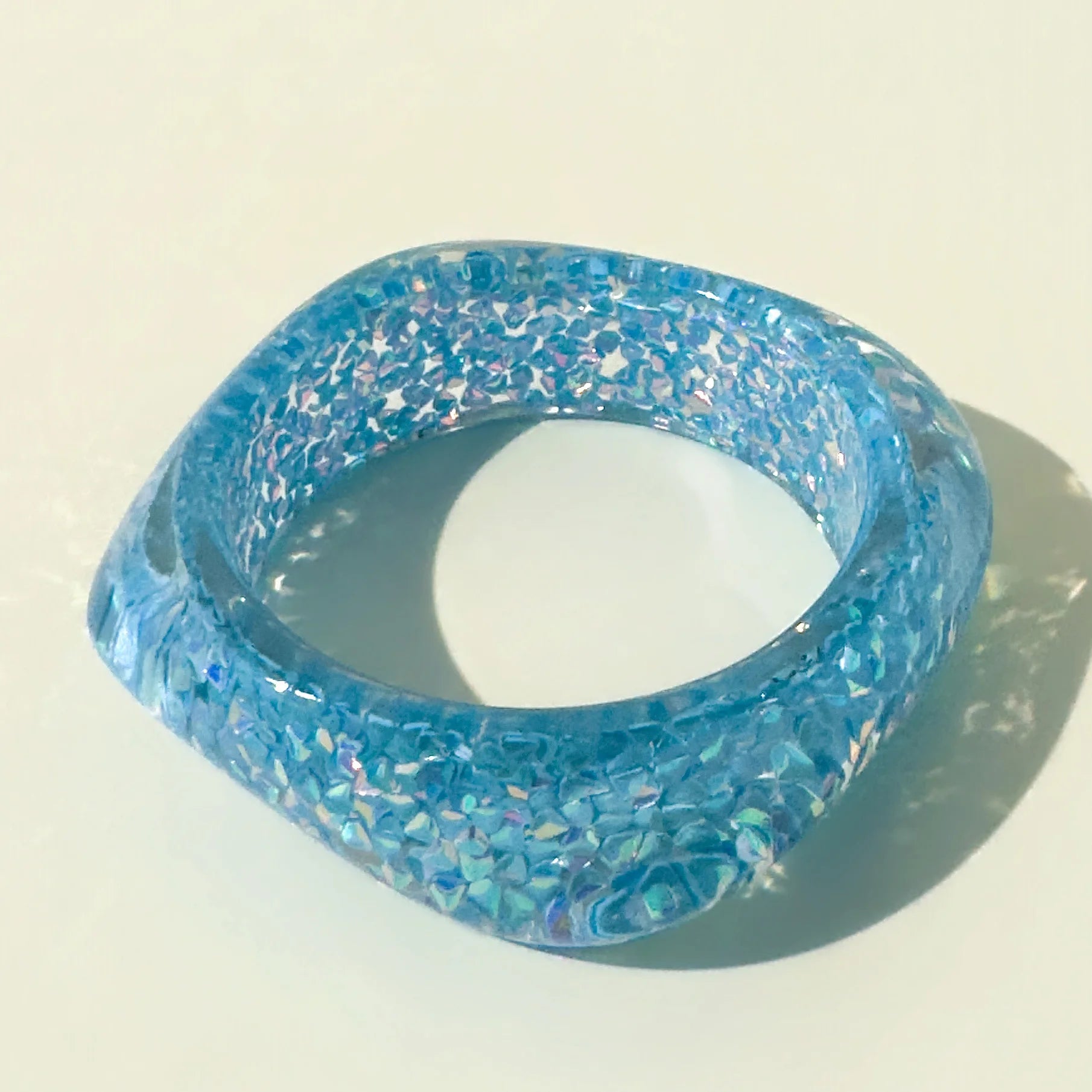 Blue Vintage Charm Bangle