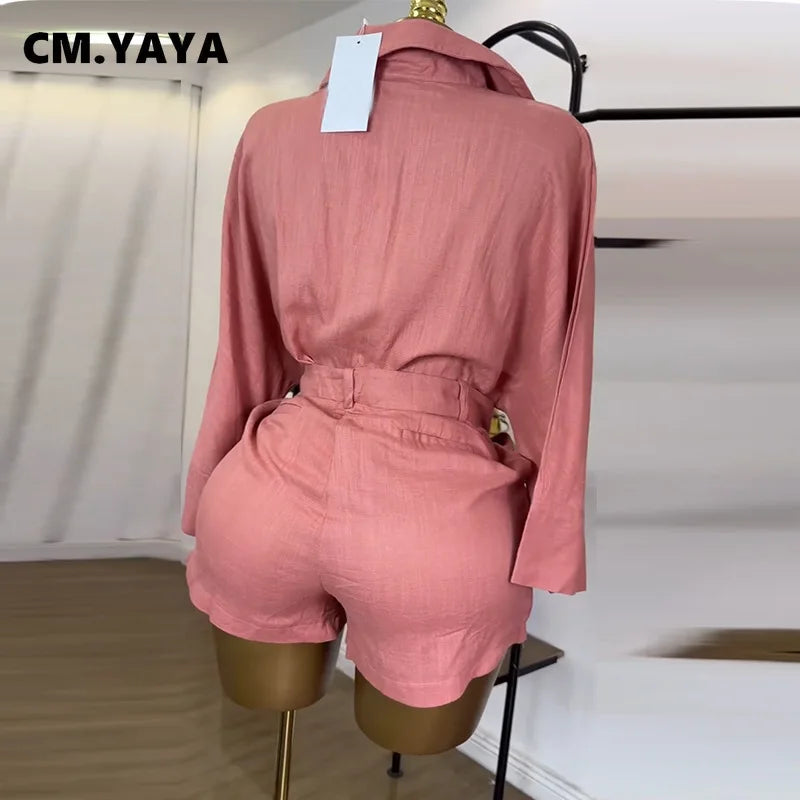 Shirt Shorts Matching Set