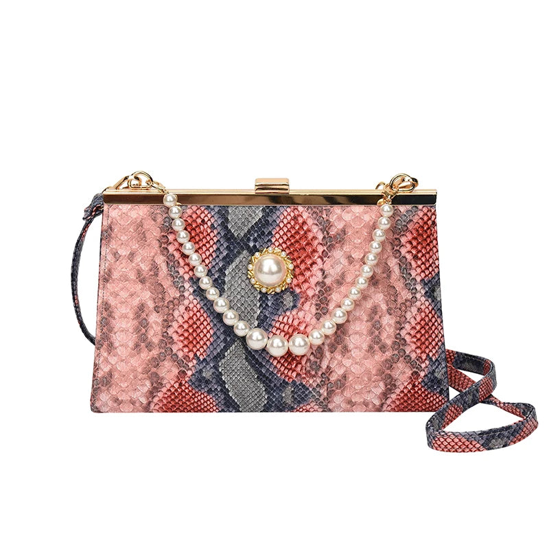 Floral Frame Chain Handbag