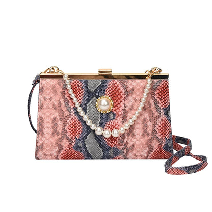 Floral Frame Chain Handbag