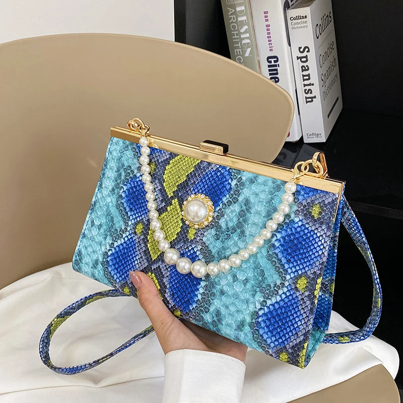 Floral Frame Chain Handbag