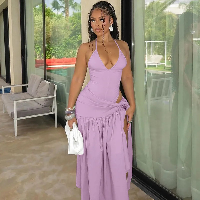 Bodysuit Long Skirt Set