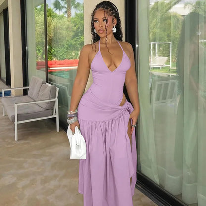 Bodysuit Long Skirt Set