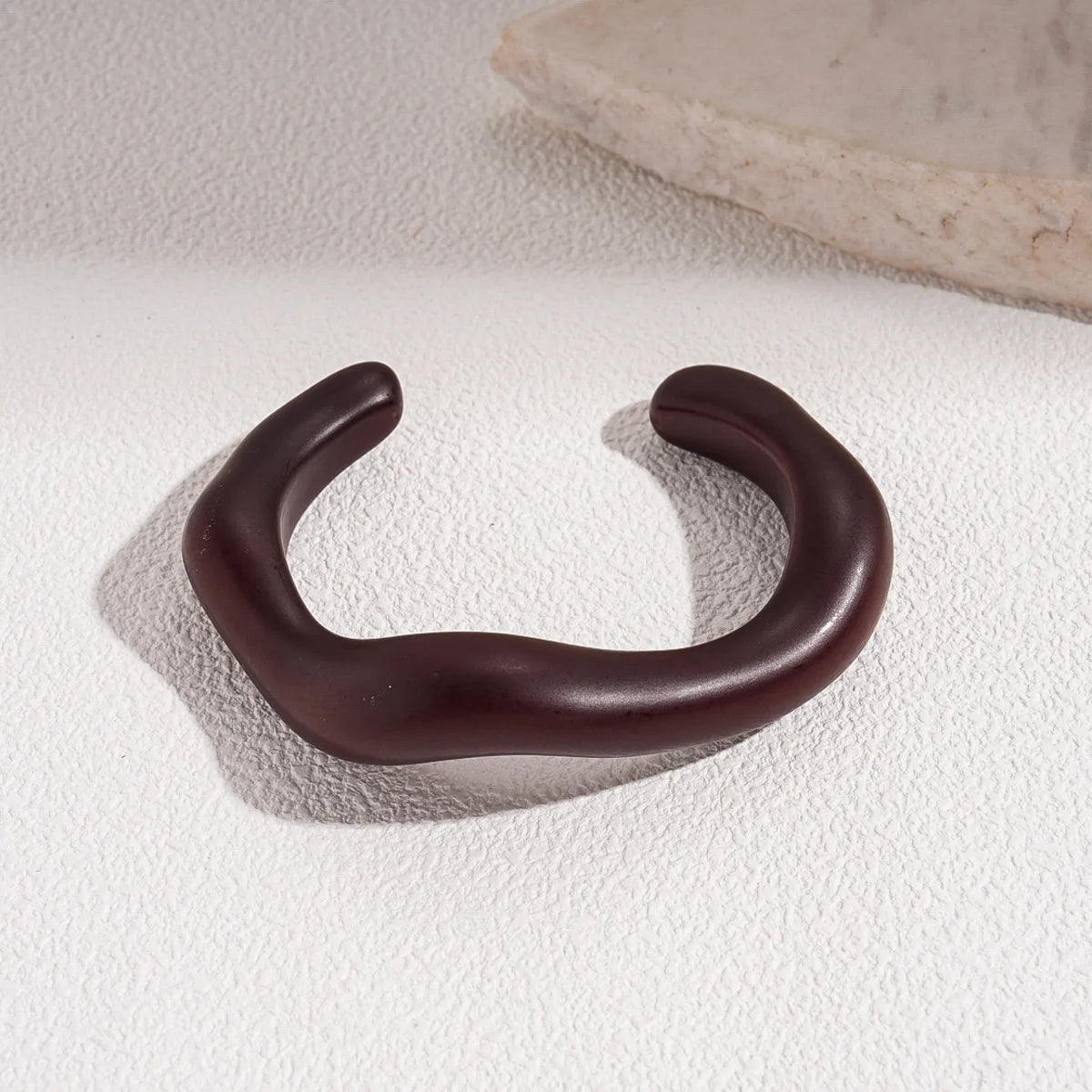 Coffee Acrylic Cuff Bracelet