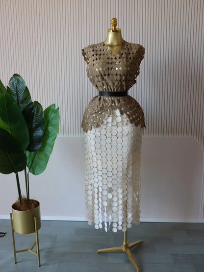 Crop Top Skirt Set