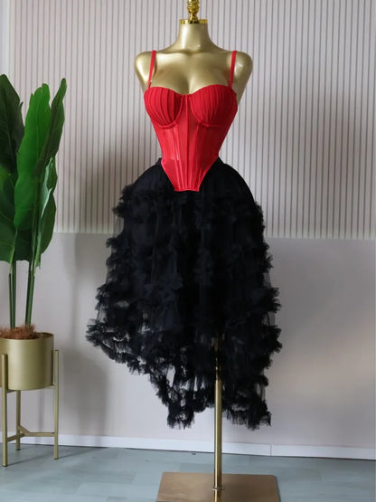 Crop Top Skirt Set Elegant
