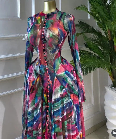 Tie Dye Maxi Dress