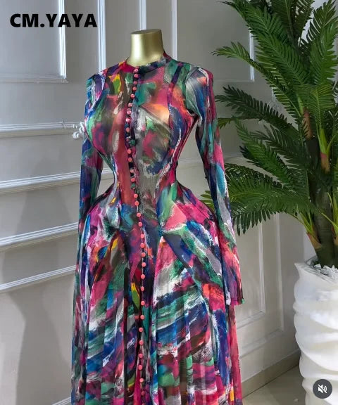 Tie Dye Maxi Dress