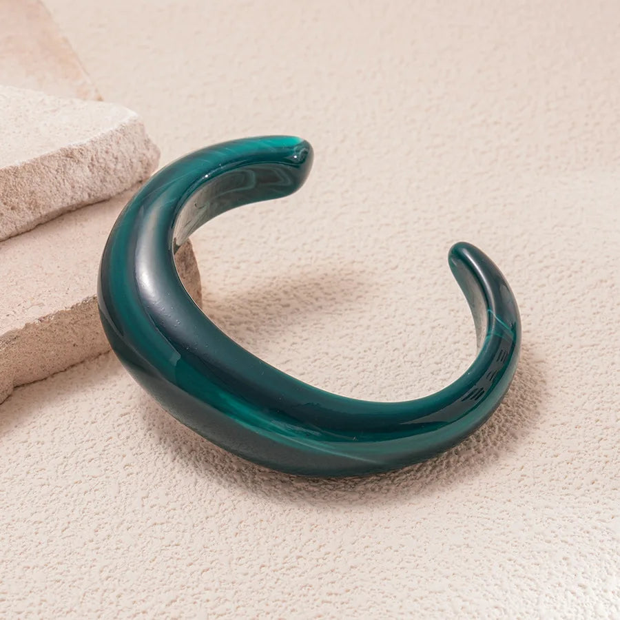 Blue Green Wave Bangle
