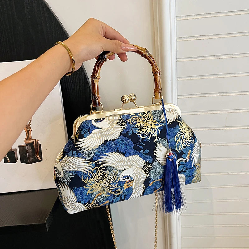 Luxury Embroidered Evening Clutch