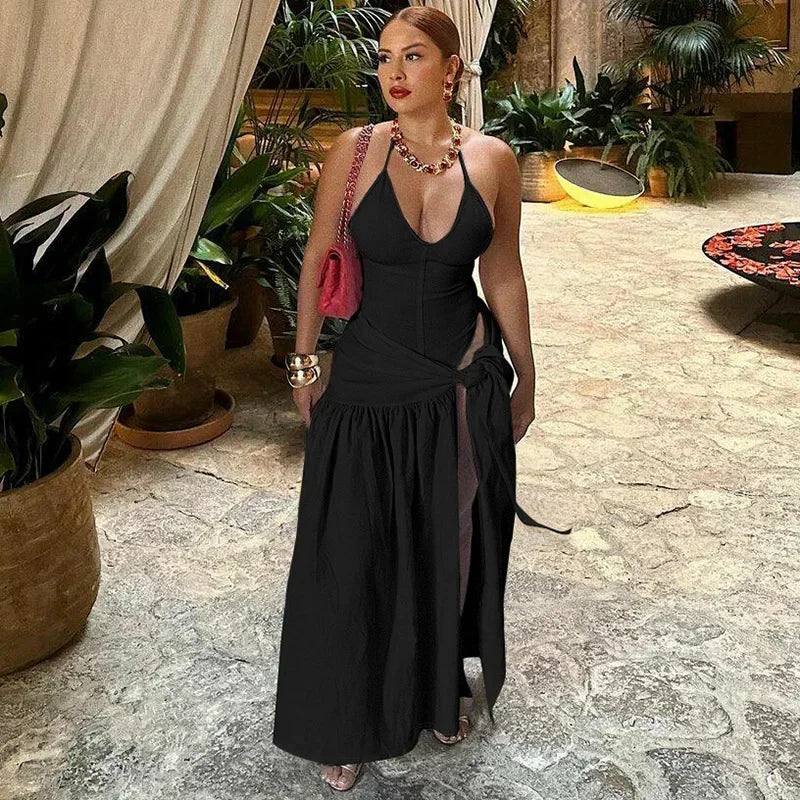 Bodysuit Long Skirt Set