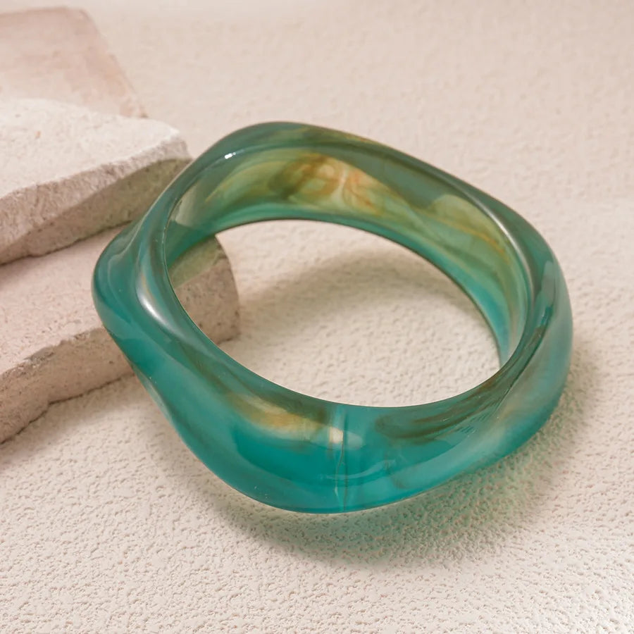 Blue Green Wave Bangle