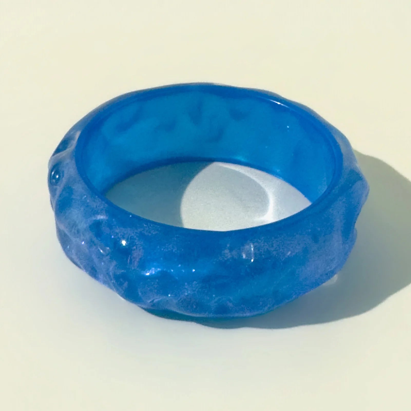 Blue Vintage Charm Bangle