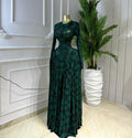 Pleated A Line Maxi Dress