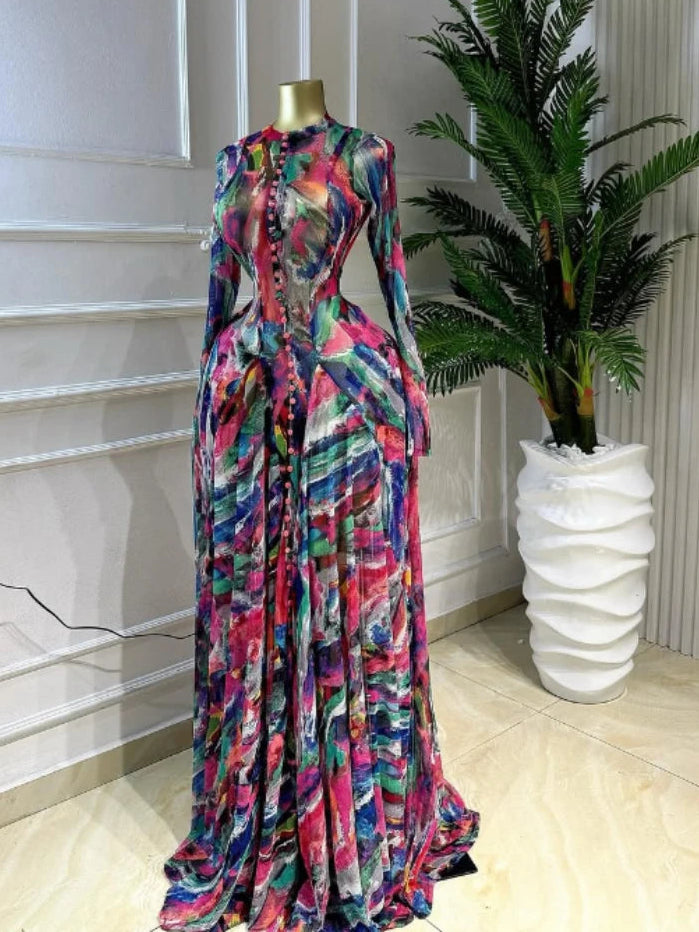 Tie Dye Maxi Dress