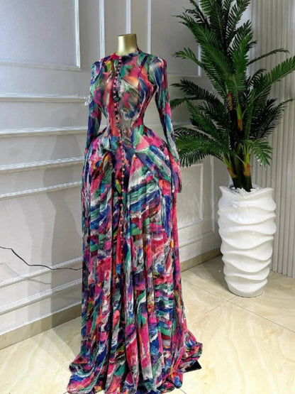 Tie Dye Maxi Dress