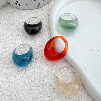 Korean Acrylic Statement Ring