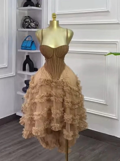 Crop Top Skirt Set Elegant