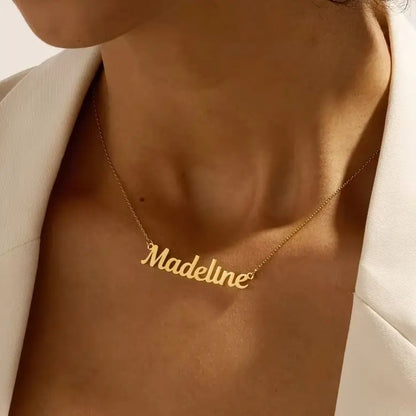 Stainless Steel Personalised Name Necklace for Women
