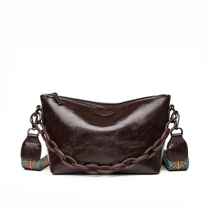 Genuine Cowhide Crossbody Bag