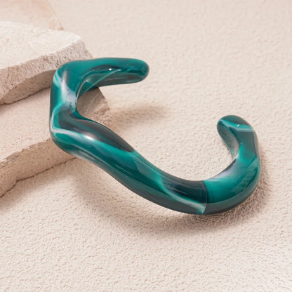Blue Green Wave Bangle