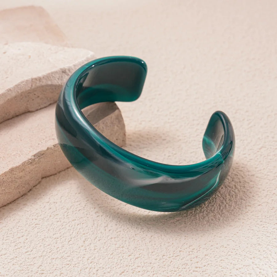 Blue Green Wave Bangle