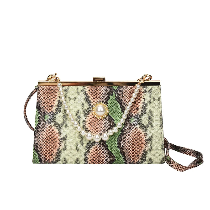 Floral Frame Chain Handbag