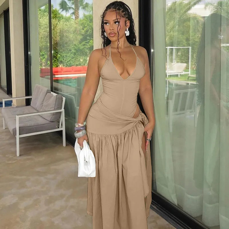 Bodysuit Long Skirt Set