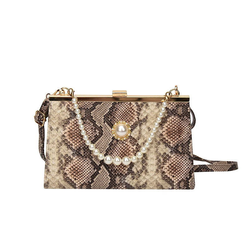 Floral Frame Chain Handbag