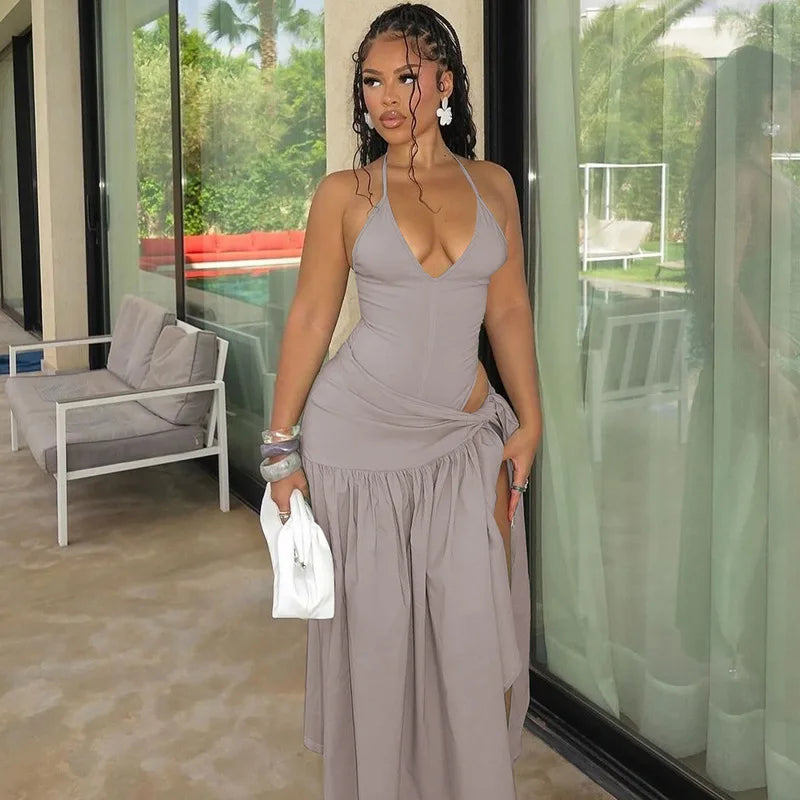 Bodysuit Long Skirt Set
