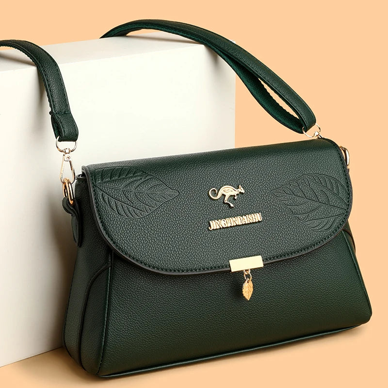 Vintage PU Leather Handbag