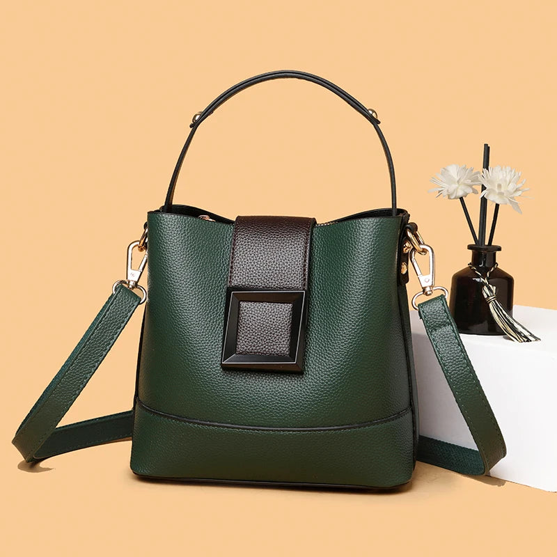 Retro Bucket Handbag Set
