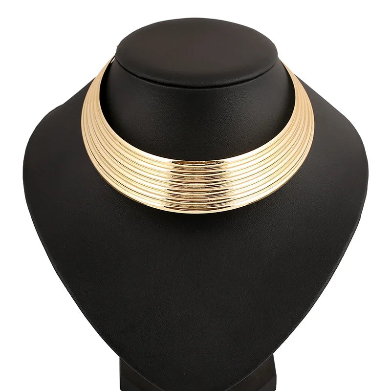 Punk Wide Collar Necklace