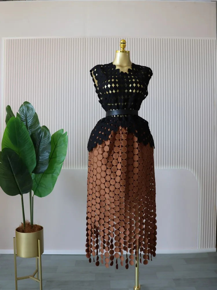 Crop Top Skirt Set