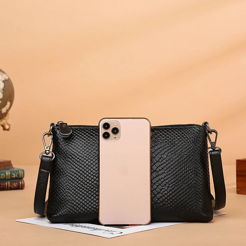 Simple Cowhide Travel Tote