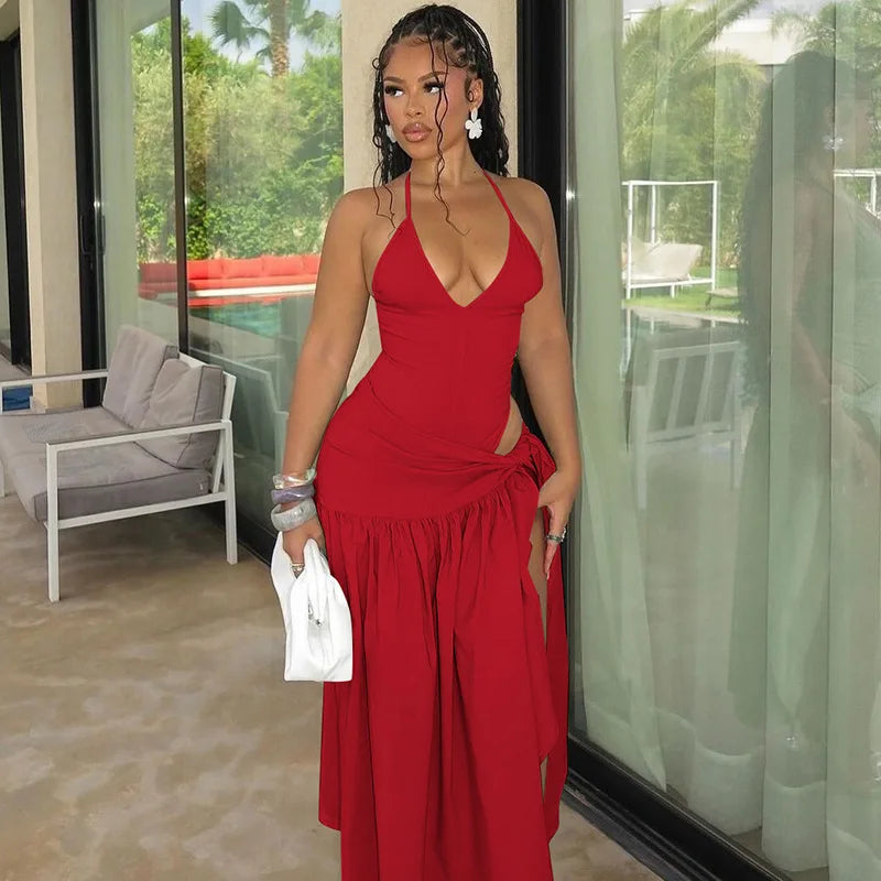 Bodysuit Long Skirt Set