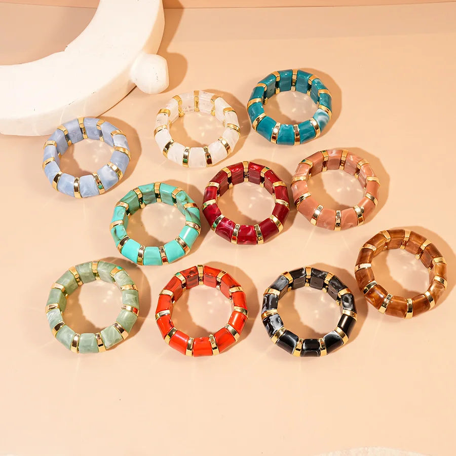 Thick Resin Statement Bracelet