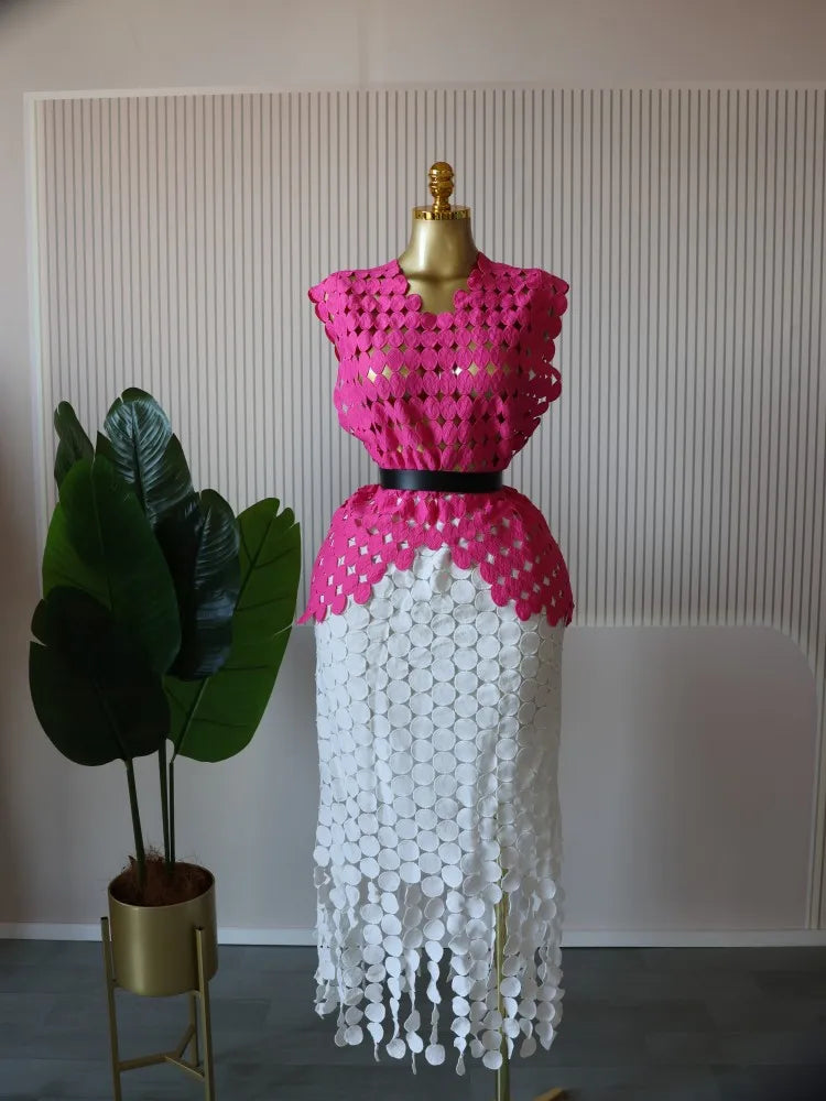 Crop Top Skirt Set