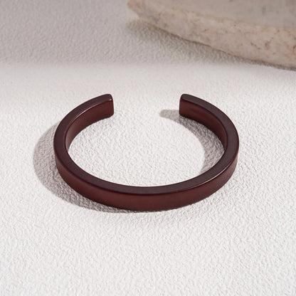 Coffee Acrylic Cuff Bracelet