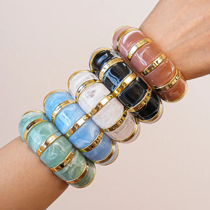 Thick Resin Statement Bracelet