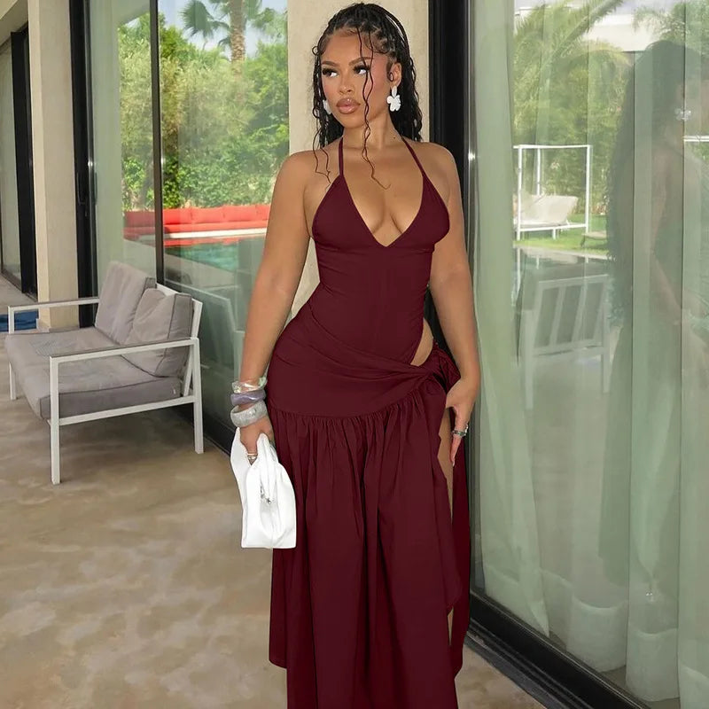 Bodysuit Long Skirt Set