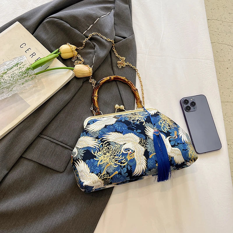 Luxury Embroidered Evening Clutch