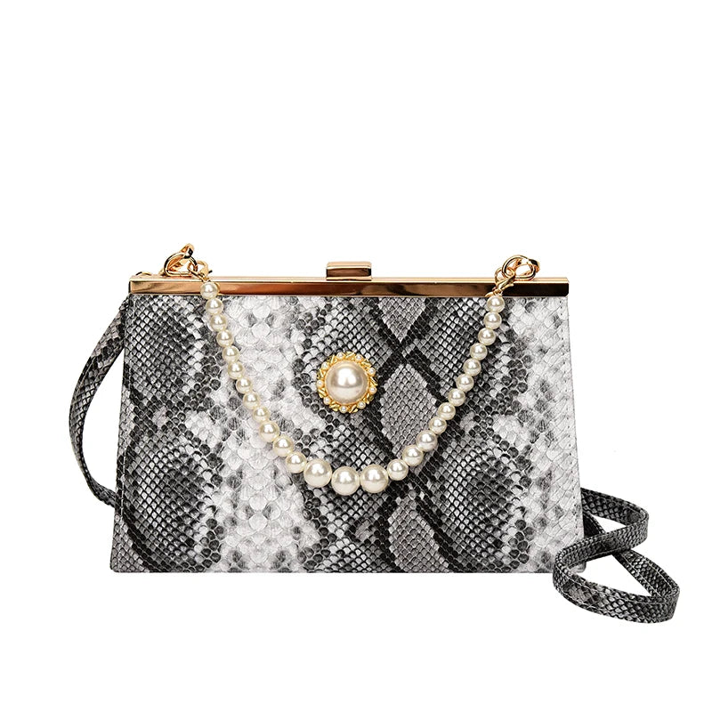 Floral Frame Chain Handbag