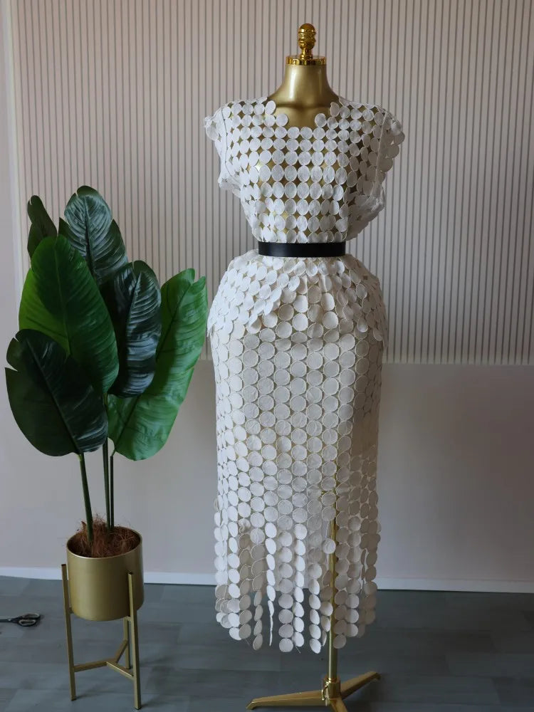 Crop Top Skirt Set